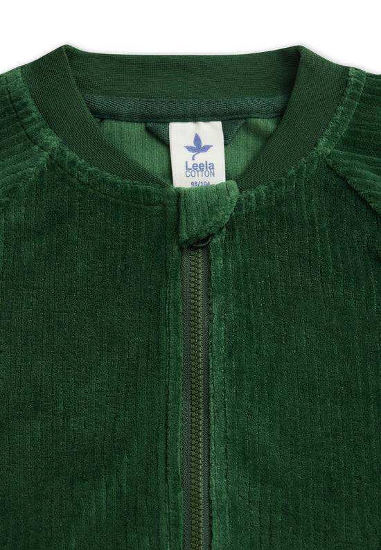 Leela Cotton 2696 TL | Cord Baseballjacke - Tannennadel Rabatte dieses Monats