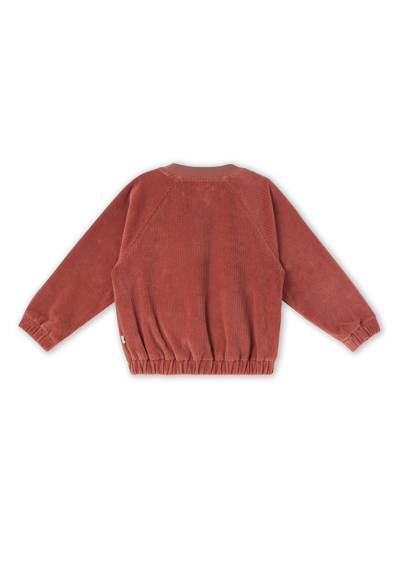 Leela Cotton 2696 WR | Cord Baseballjacke - Dunkel Mauve 2025