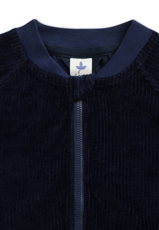 Leela Cotton 2696 AB | Cord Baseballjacke- Nachtblau Outlet