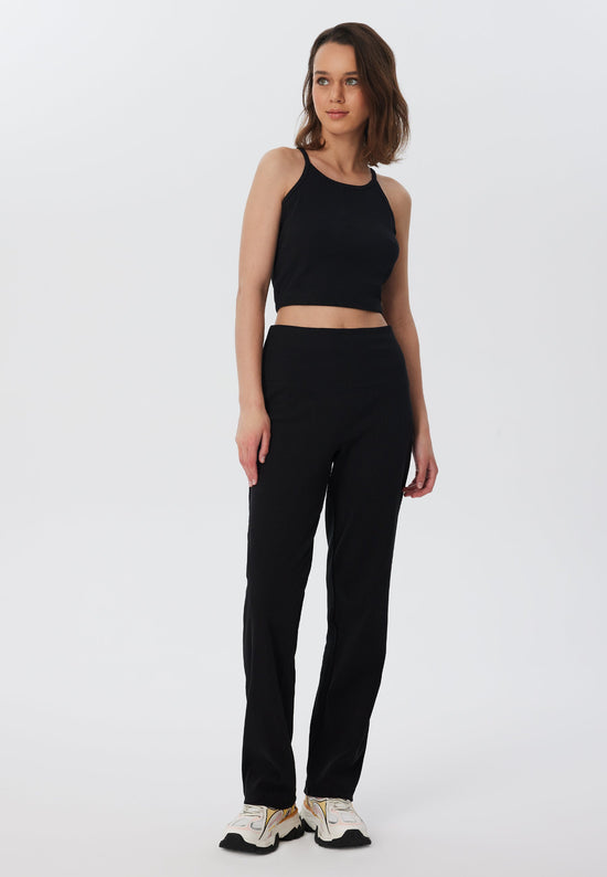 Leela Cotton 4071-021 | Ripp Hose - Schwarz Verkauf