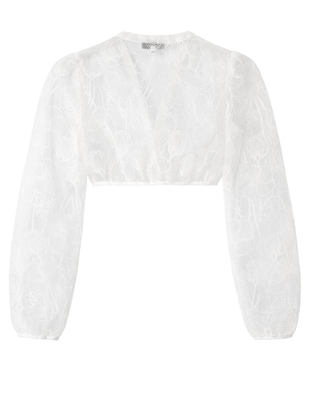 Limberry Weiße Spitzenbluse - LUNA BRIDAL FLOWER Cyber Monday