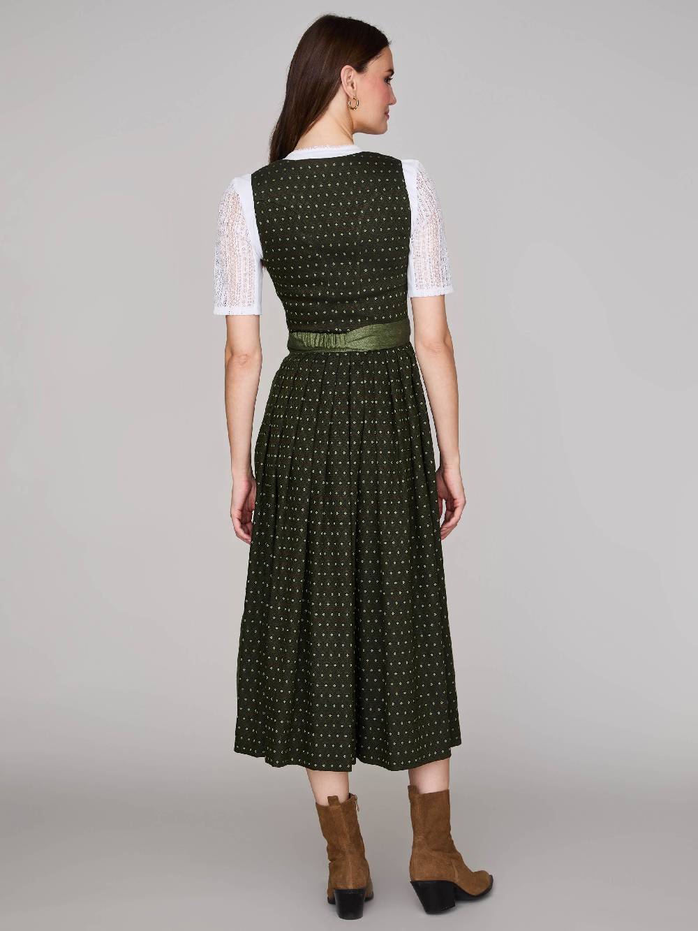Limberry Grünes Dirndl mit Streublumenmuster - MONIKA JAGDGRÜN Bestseller