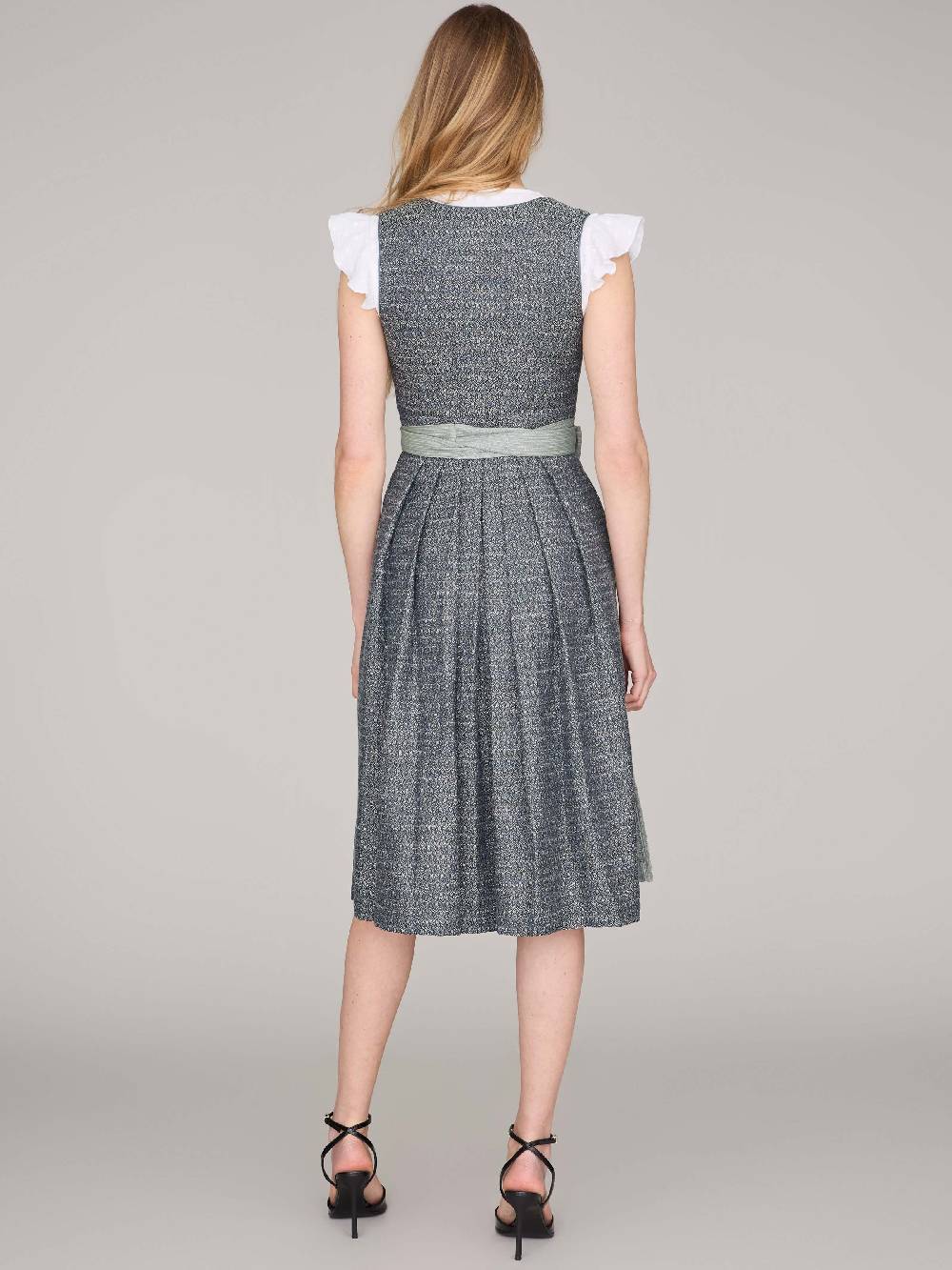 Limberry Blaues Dirndl mit Knöpfen - JOSIE STORMY SKY Sonderangebote