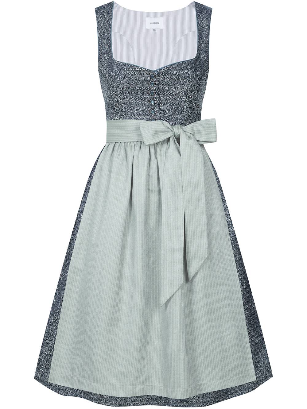 Limberry Blaues Dirndl mit Knöpfen - JOSIE STORMY SKY Sonderangebote