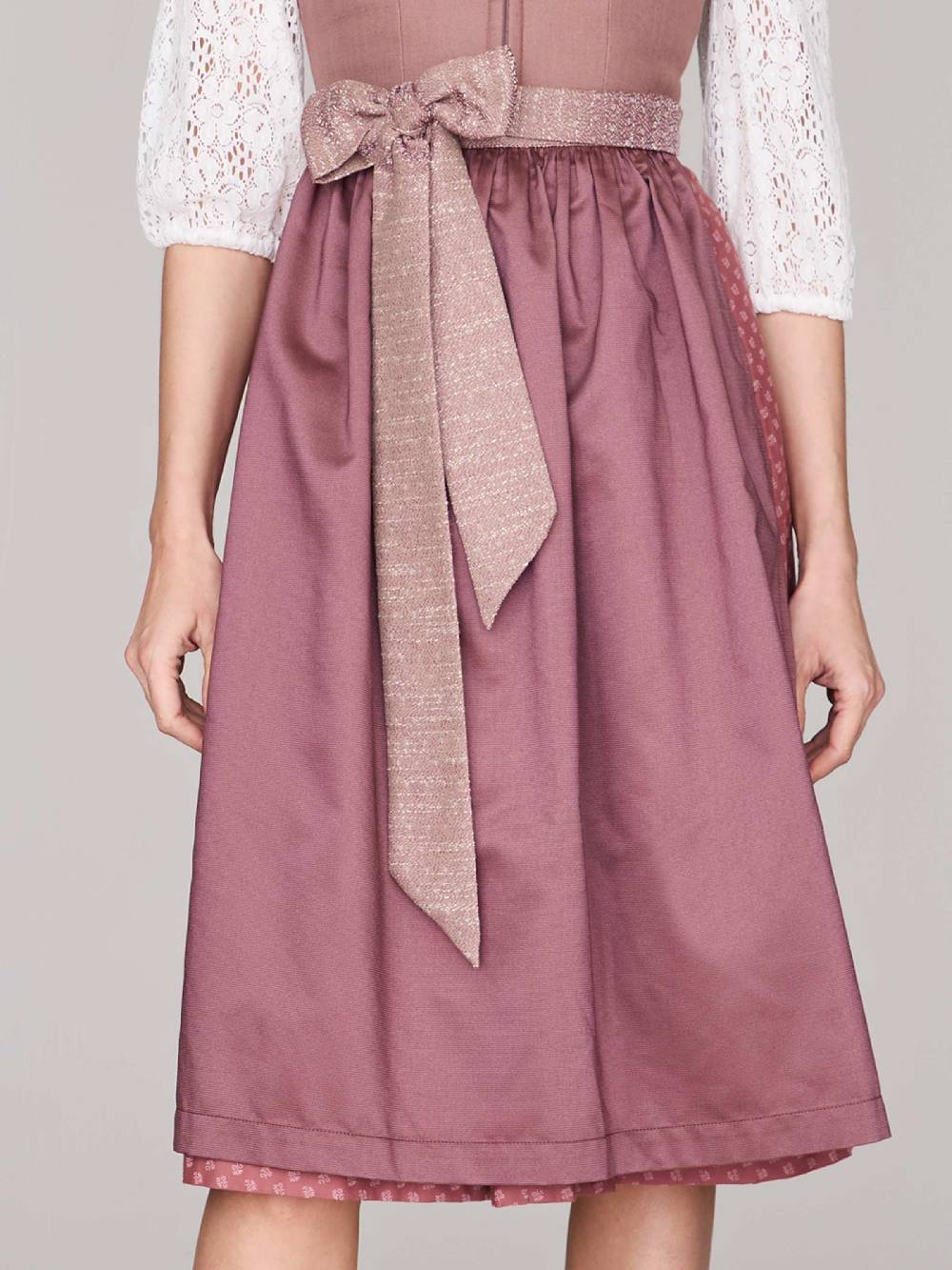 Limberry Rosa-farbenes Dirndl mit Leinen-Mieder - ADA DUSTY ROSEWOOD Riesige Ersparnisse