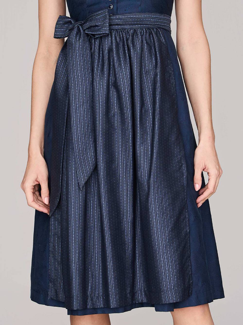 Limberry Mitternachtsblaues Dirndl mit Knöpfen - FELICITY SEA STORM Wochenangebot