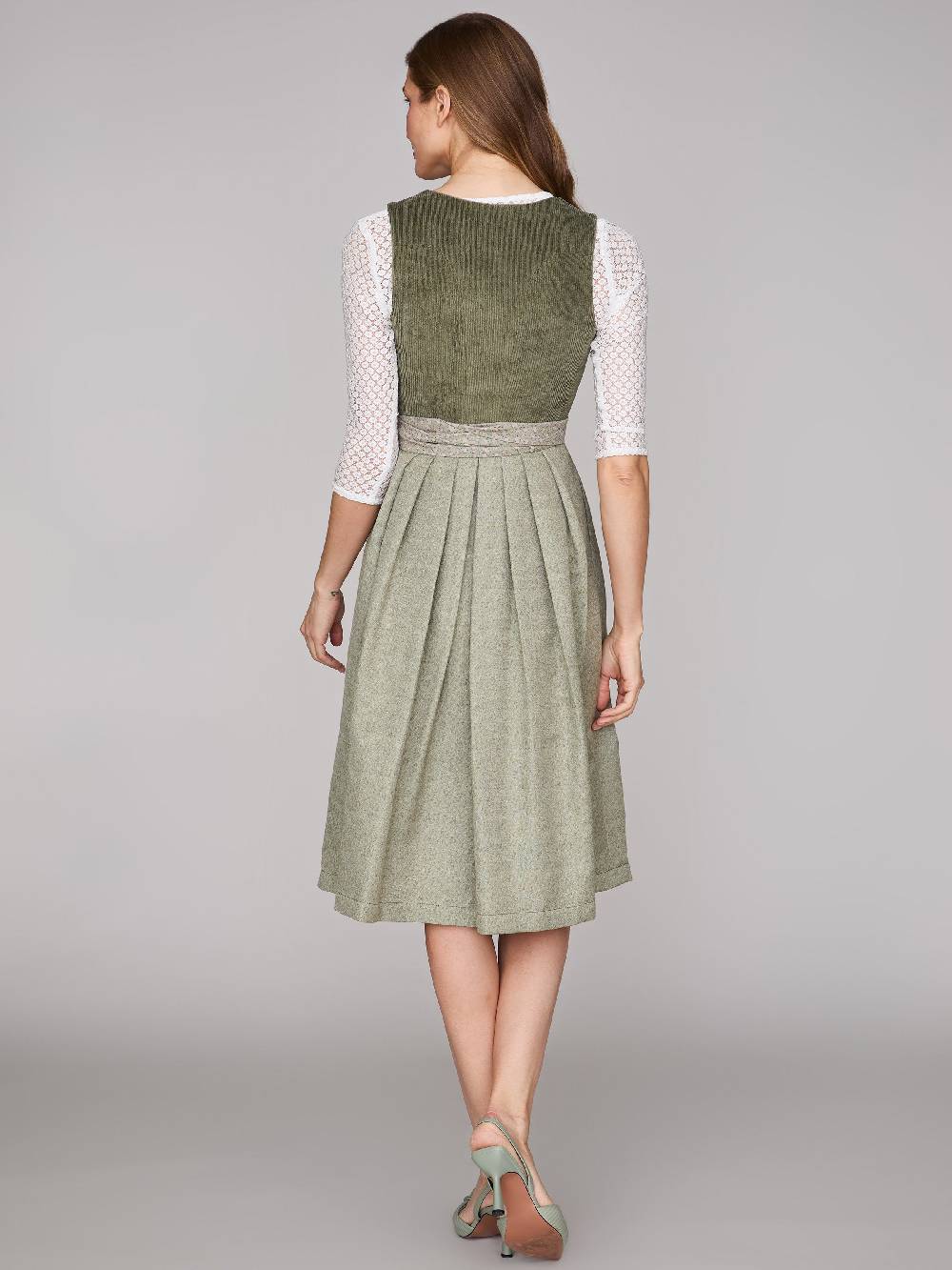 Limberry Grünes Dirndl mit Cord-Mieder - TIA KALAMATA GREEN JETZT KAUFEN