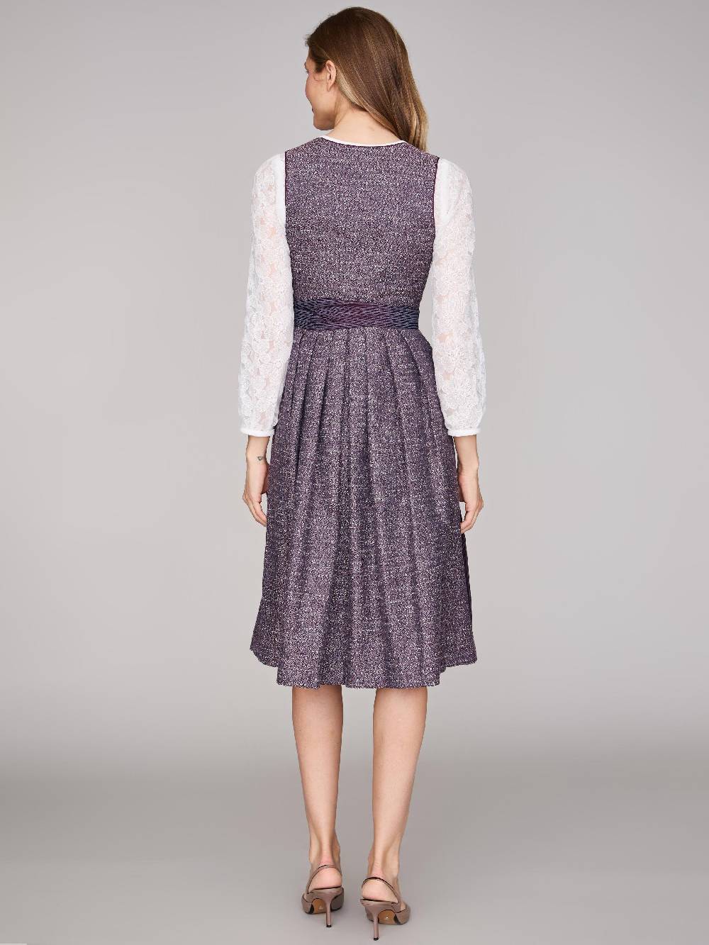 Limberry Beerenfarbenes Dirndl mit Knöpfen - JOSIE BLACKBERRY CORDIAL Nur für heute