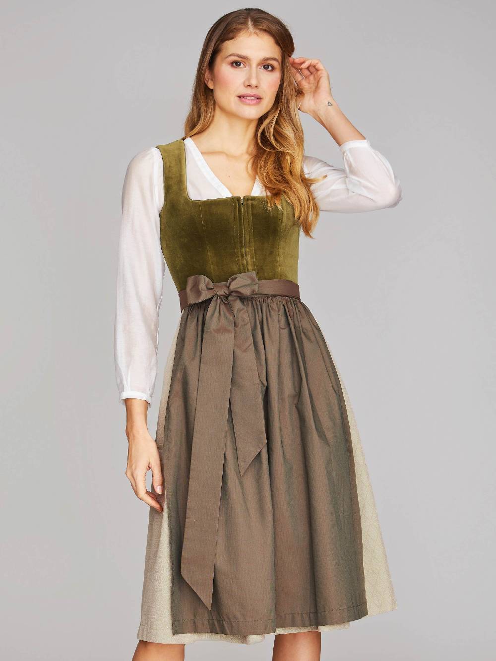 Limberry Weiße Langarm-Dirndlbluse - HARPER Outlet