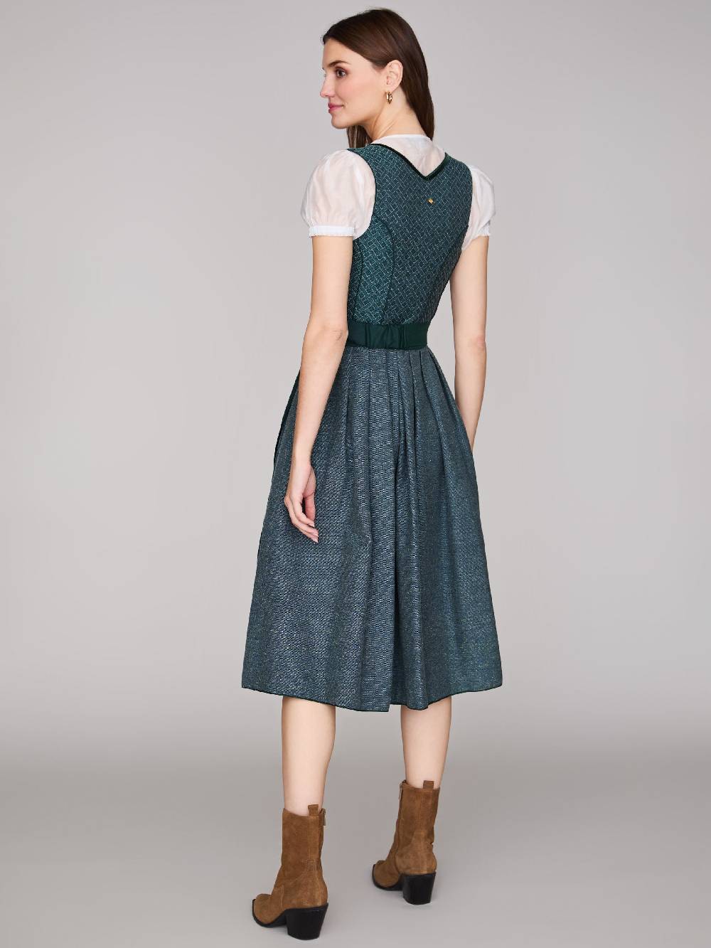 Limberry Gemustertes Dirndl in Petrol - REGINA Hotsell