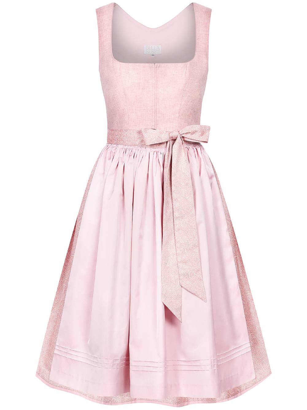 Limberry Pinkes Dirndl mit Leinen-Mieder - ANNA PINK Schlussverkauf