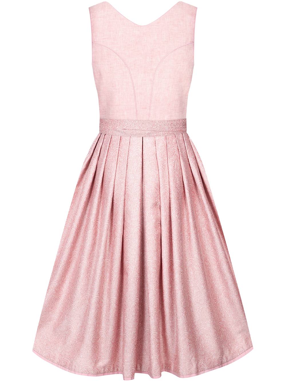 Limberry Pinkes Dirndl mit Leinen-Mieder - ANNA PINK Schlussverkauf