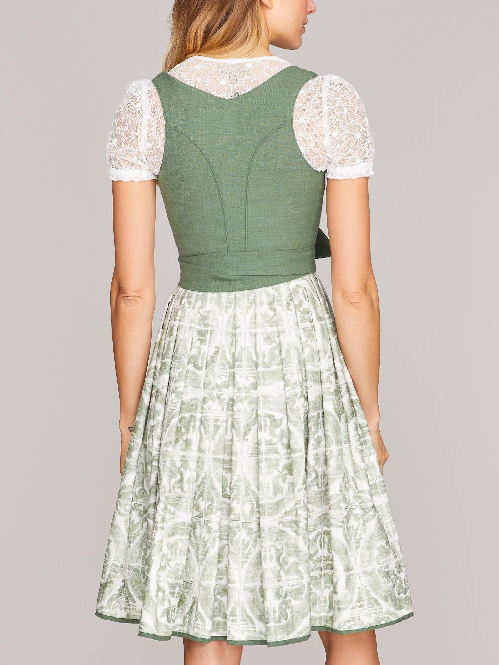 Limberry Grünes Dirndl mit Knöpfen - CAROLINE Großer Ausverkauf