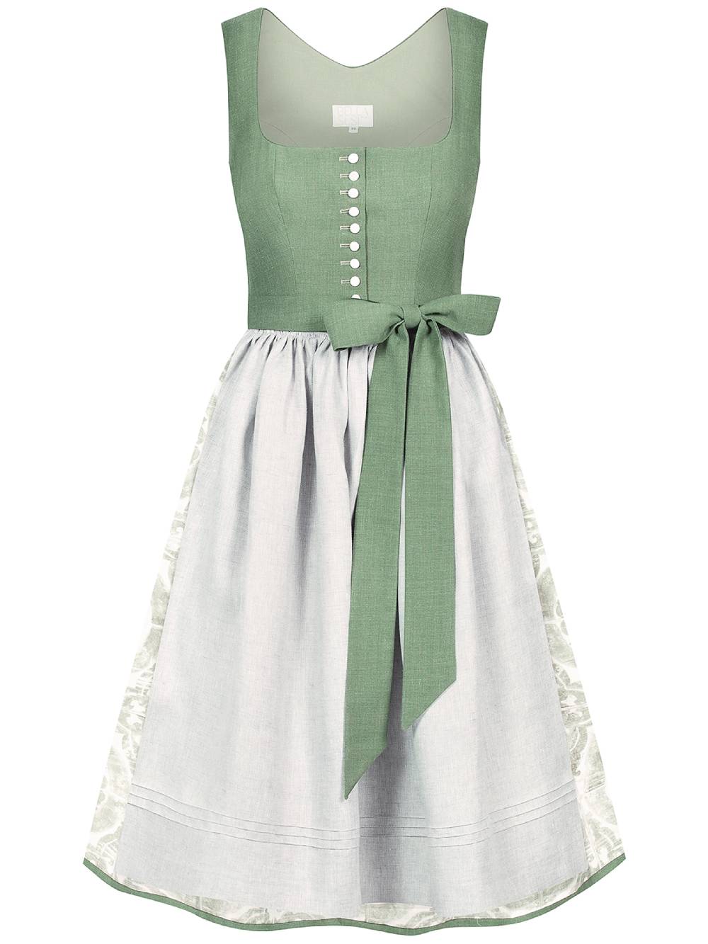 Limberry Grünes Dirndl mit Knöpfen - CAROLINE Großer Ausverkauf