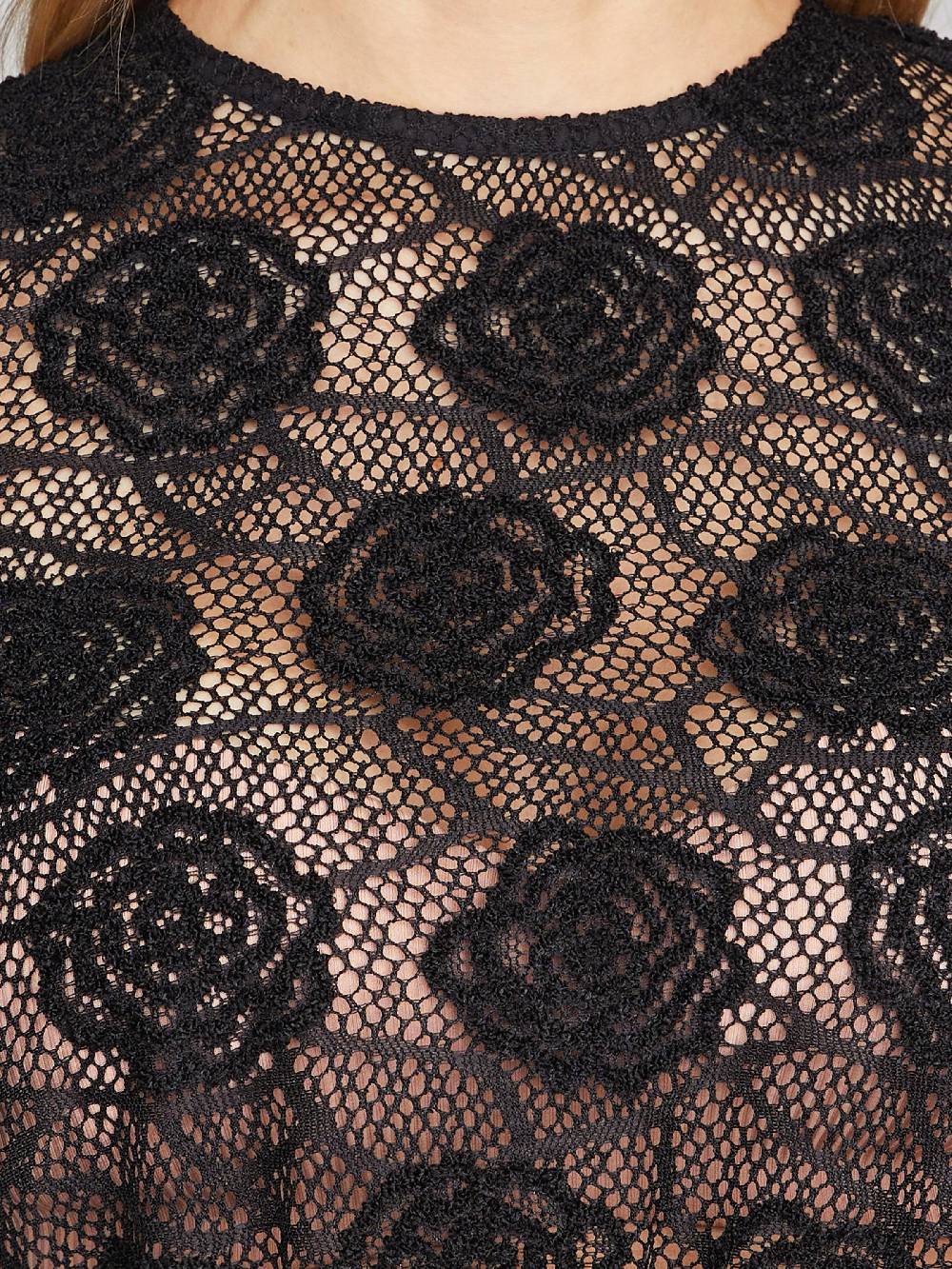 Limberry Schwarze hochgeschlossene Dirndlbluse - TIANA Valentinstagsangebot