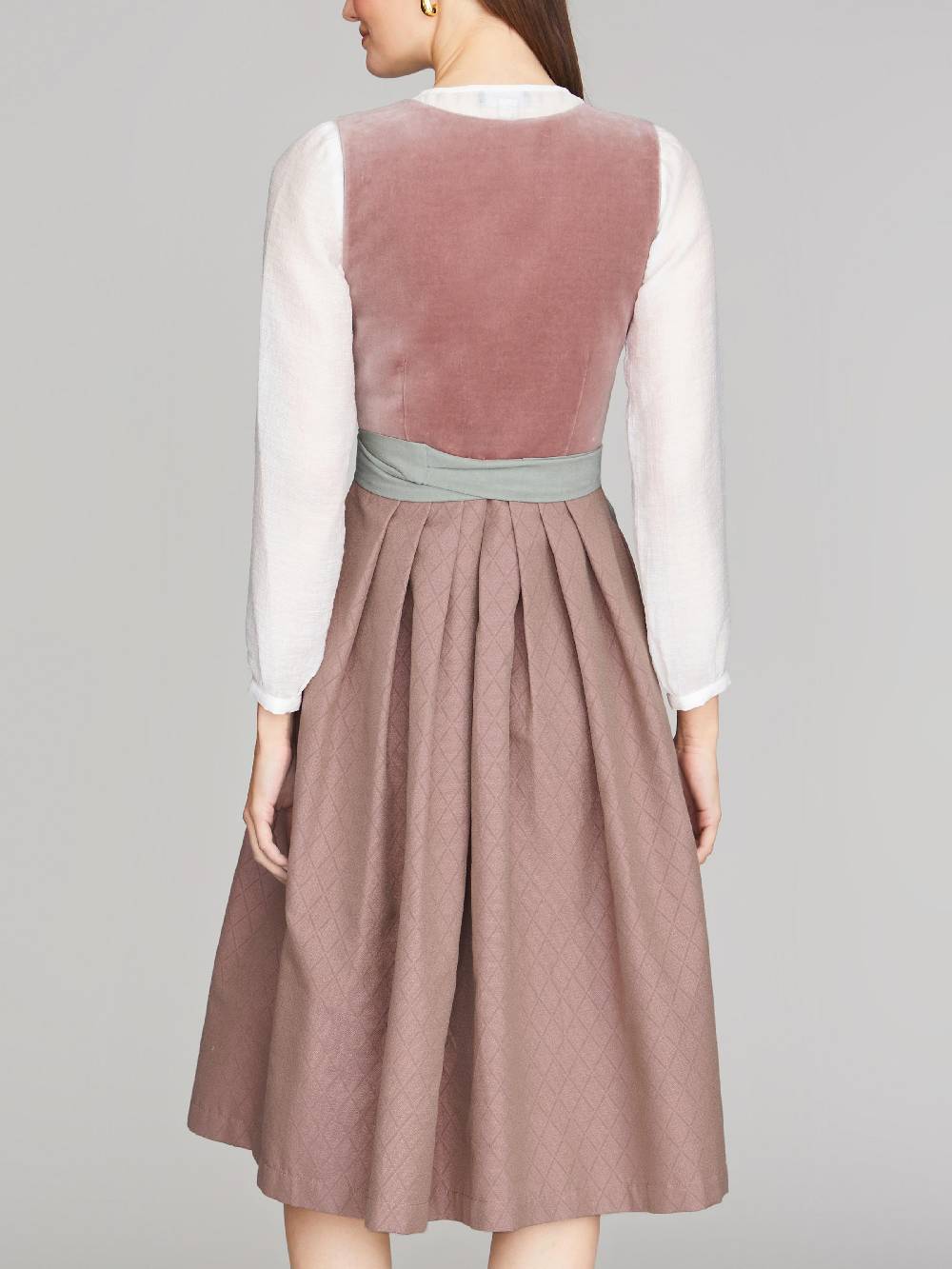 Limberry Rosa-farbenes Dirndl mit Samt-Mieder - DELILAH DUSTY ROSE Wochenangebot