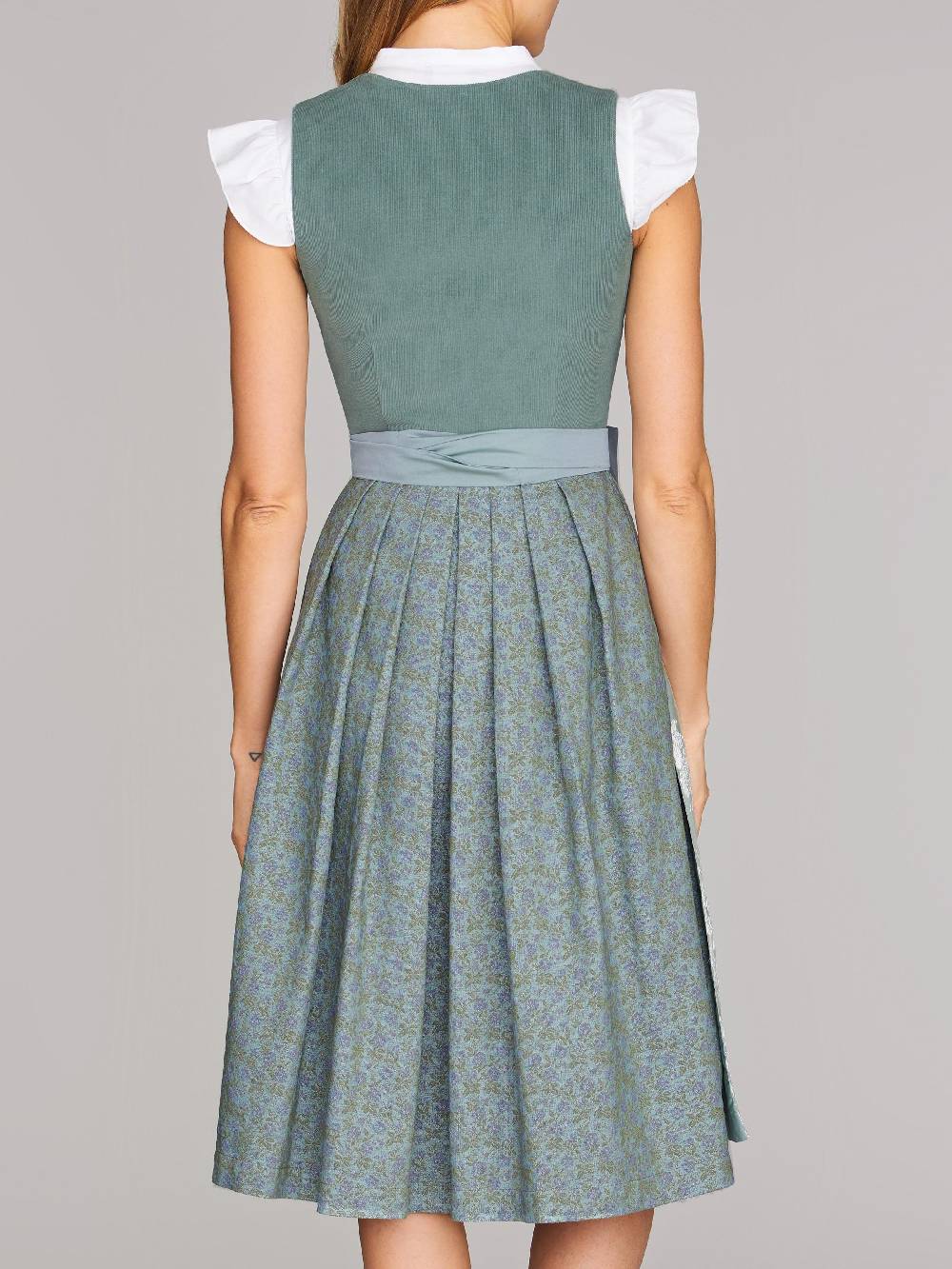Limberry Pistaziengrünes Dirndl mit Cord-Mieder - CAMILLE PISTACHIO Bis zu 65% Rabatt