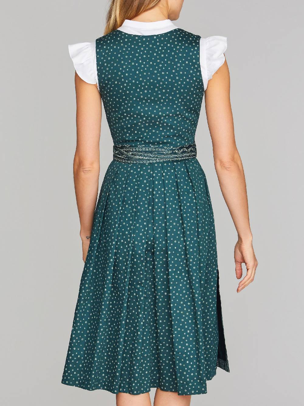 Limberry Grünes Waschdirndl mit Streublumen - OPHELIA EMERALD 50% Rabatt für begrenzte Zeit
