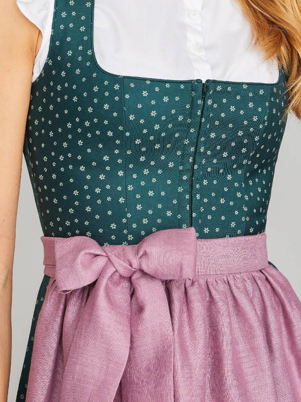 Limberry Grünes Waschdirndl mit Streublumen - OPHELIA EMERALD 50% Rabatt für begrenzte Zeit