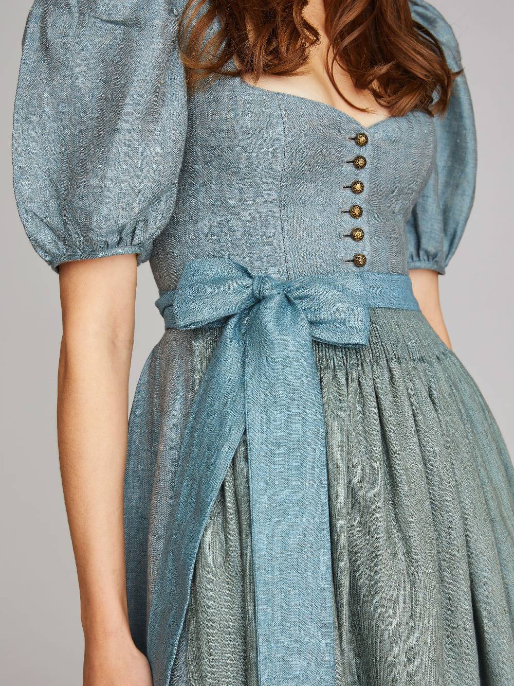 Limberry Blaues Dirndl mit Ärmeln - LINA ARONA BLUE Online