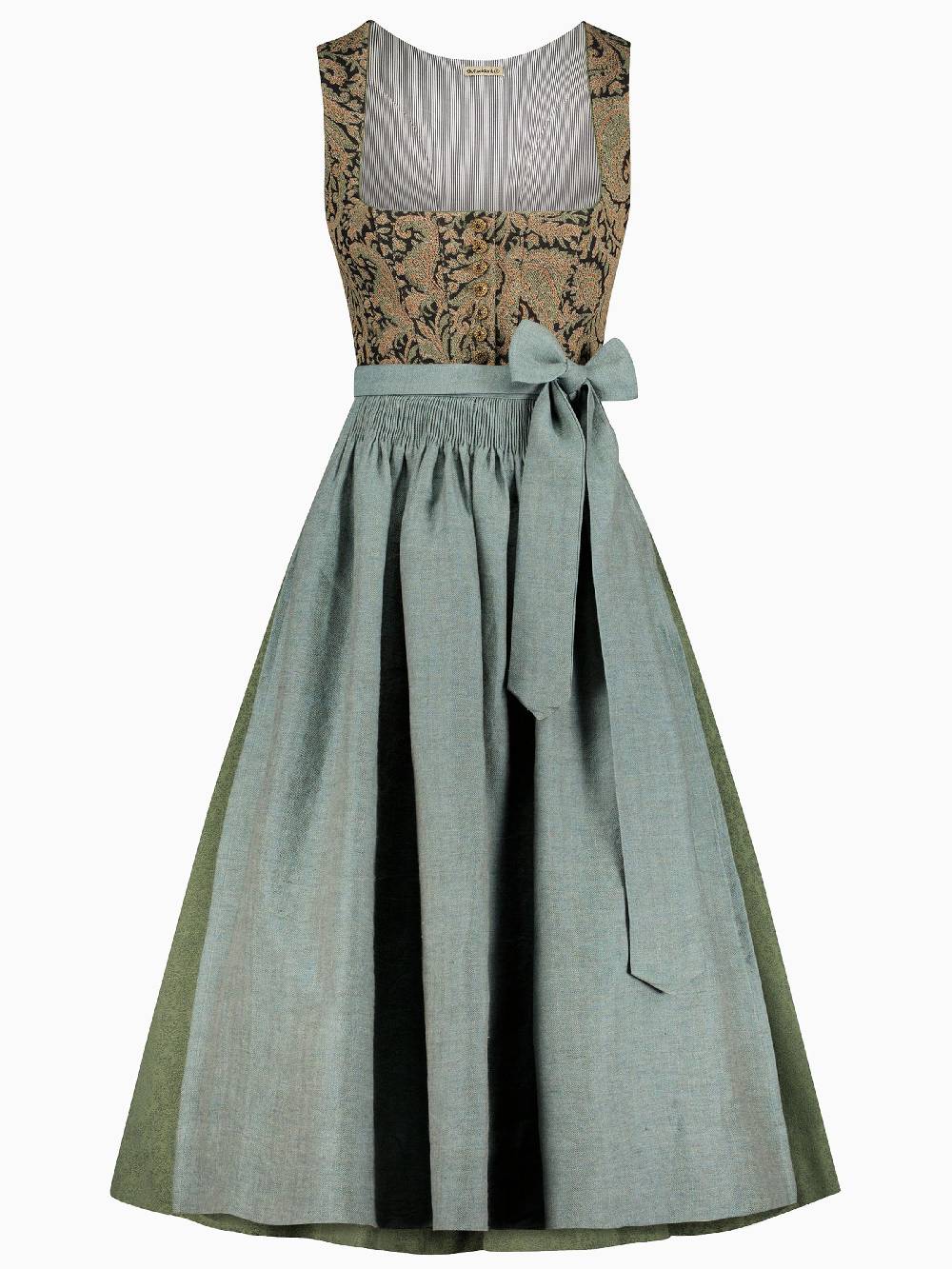 Limberry Gemustertes Dirndl mit Leinen-Mieder - ANNABELLE SCHWARZ Outlet