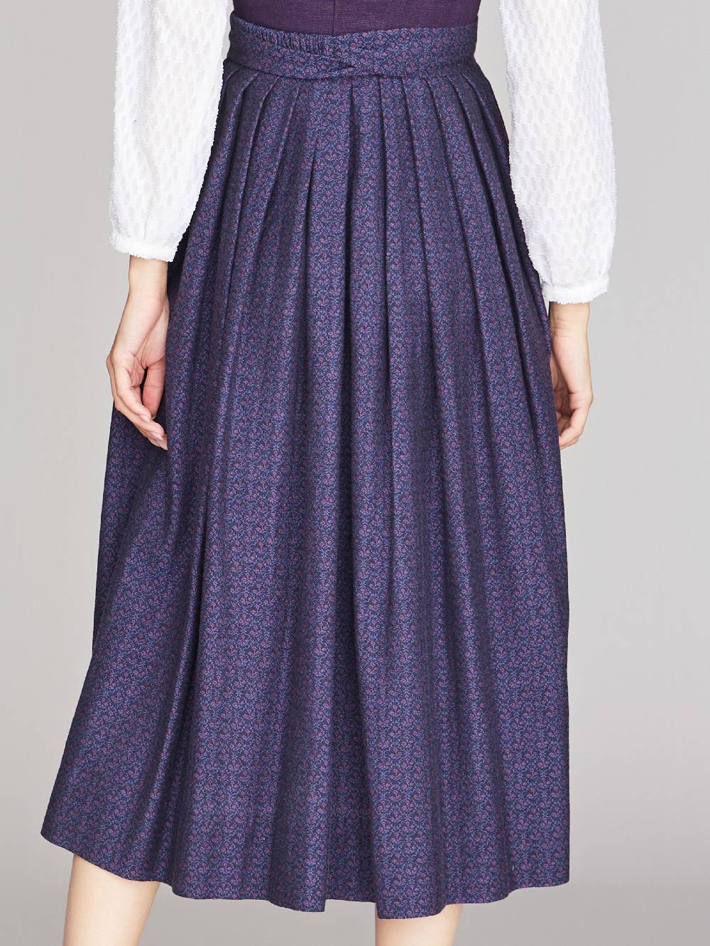 Limberry Brombeerfarbenes Dirndl aus Leinen - ANNABELLE BROMBEER Verkauf