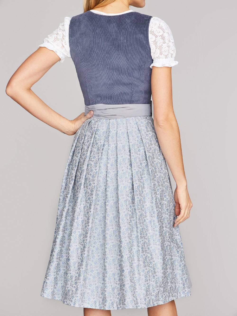 Limberry Indigo-Blaues Dirndl mit Cord-Mieder - CAMILLE INDIGO SKY Angebote