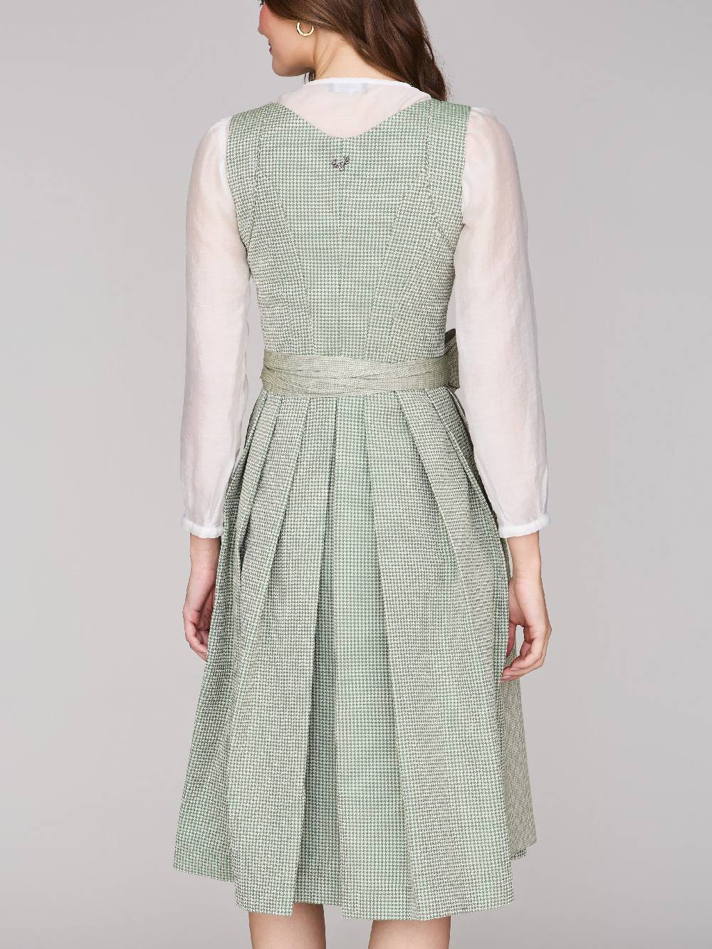 Limberry Grünes Dirndl mit Hahnentrittmuster - ANNELIE PEPITA GREEN Großer Ausverkauf