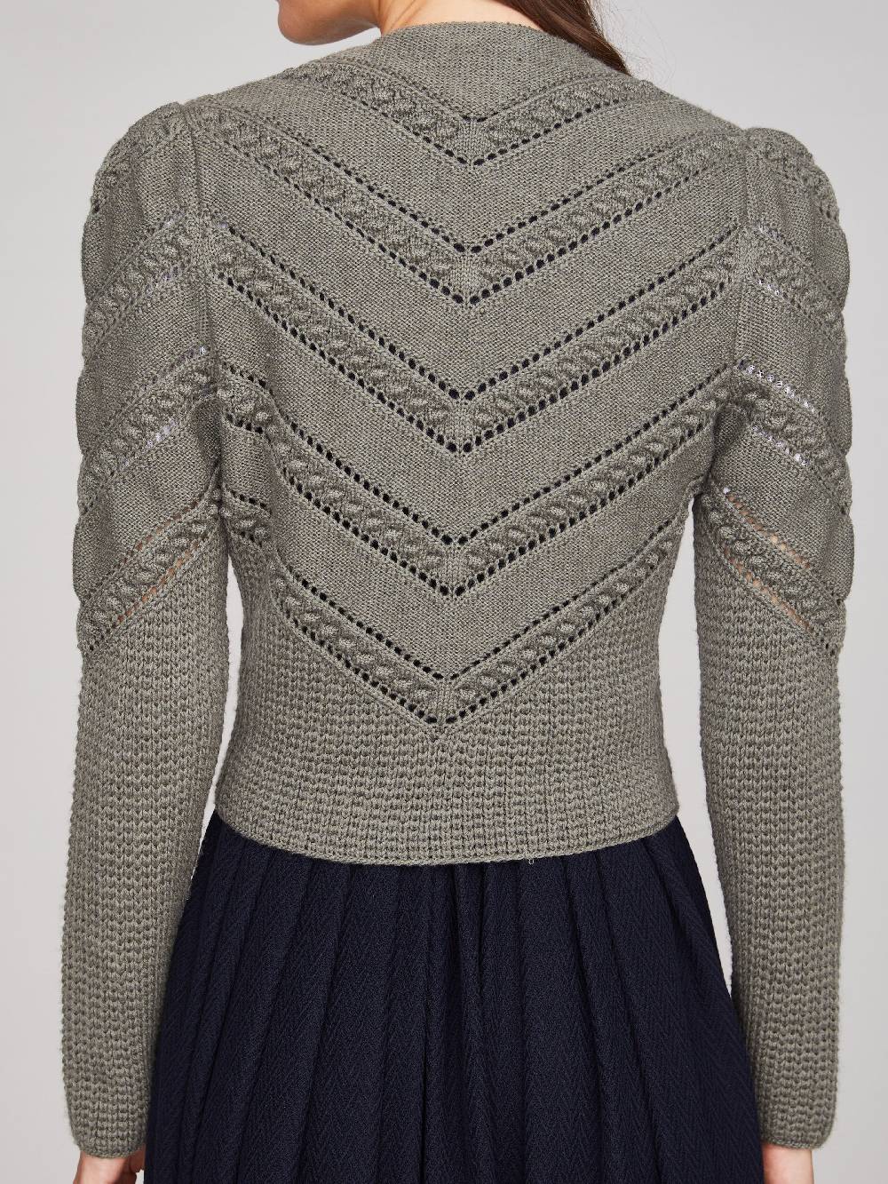 Limberry Thymian-grüne Strickjacke - OPHELIA THYMIAN Muttertagsangebot