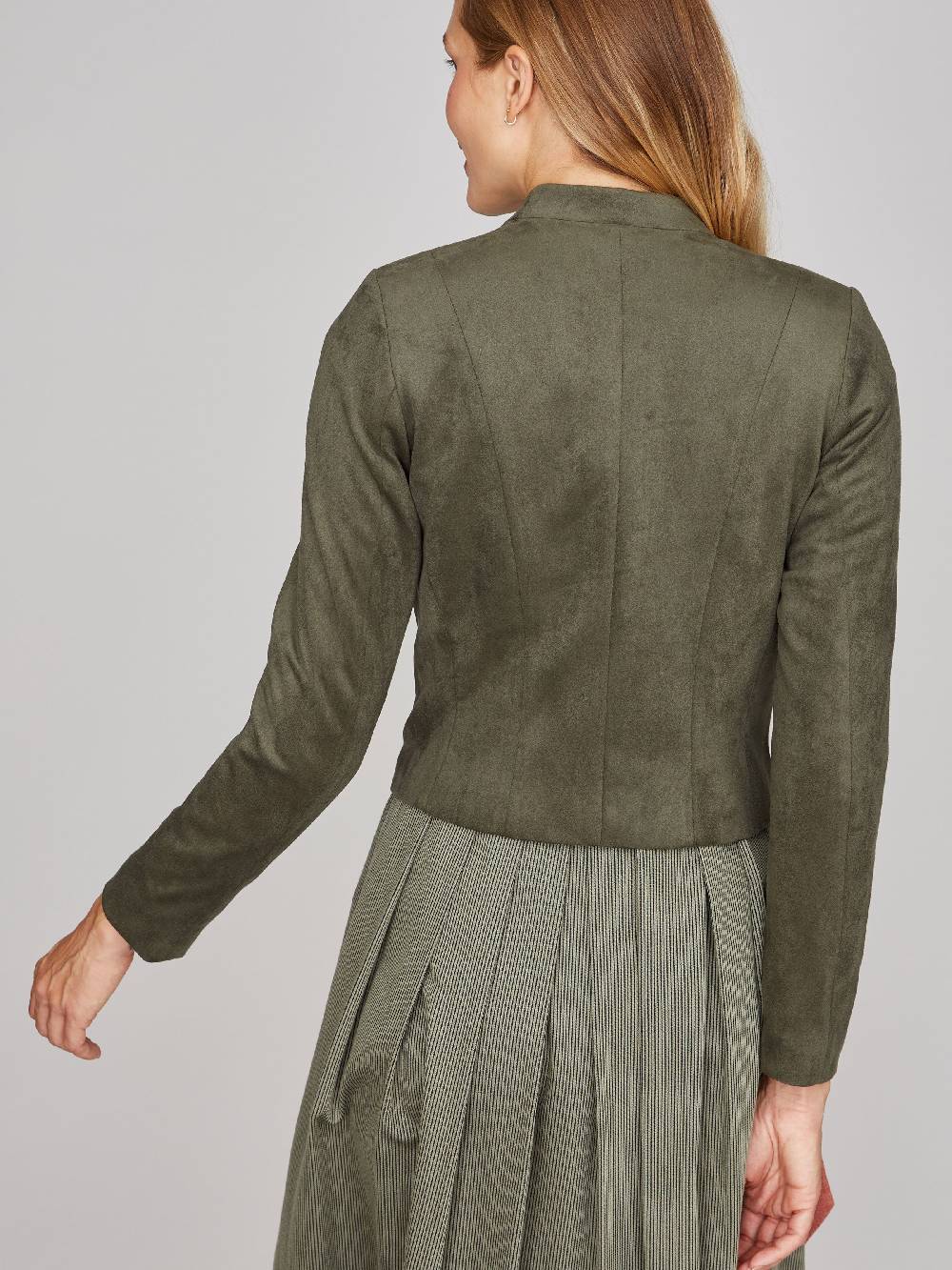 Limberry Olivgrüner Trachtenjanker aus Velours - MADISON OLIV GREEN Zeitlich begrenztes Angebot
