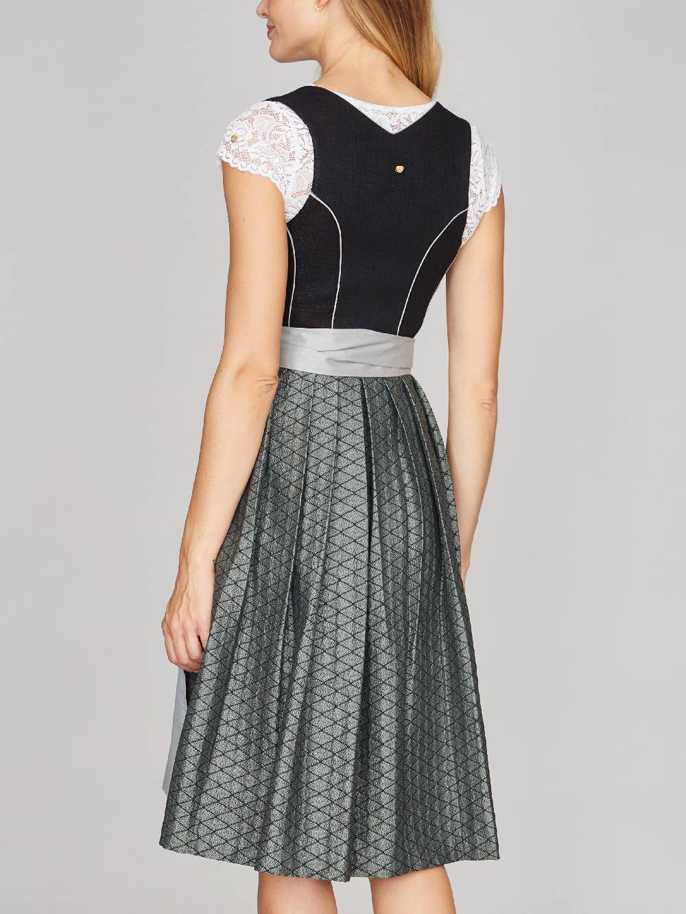 Limberry Schwarzes Dirndl mit Knöpfen - FRAUKE Große Rabatte