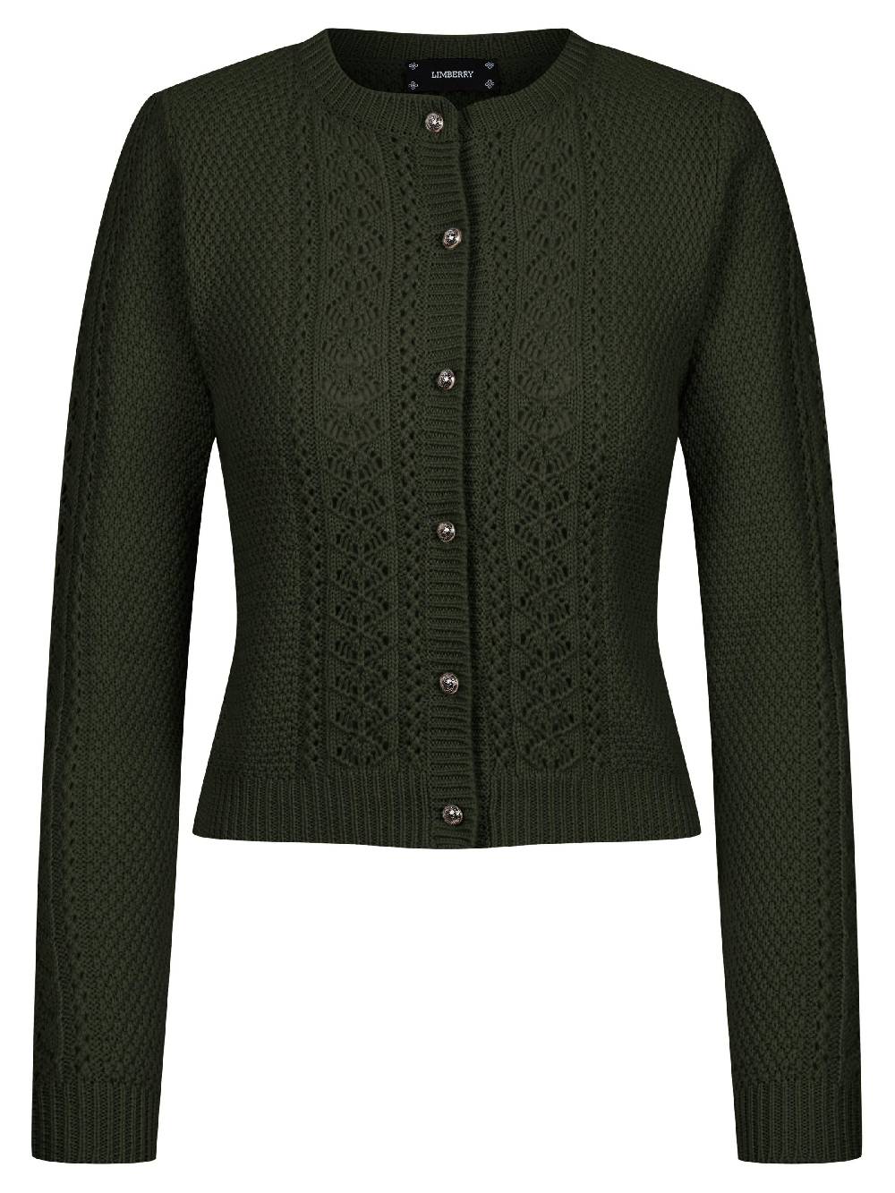 Limberry Waldgrüne Strickjacke - EVI Neueste Stile