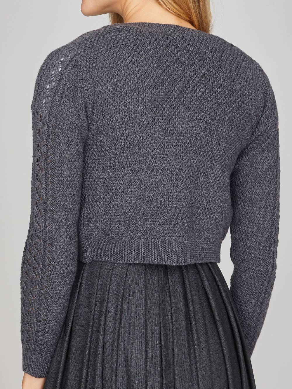 Limberry Steingraue Strickjacke - EVI Letzter Tag