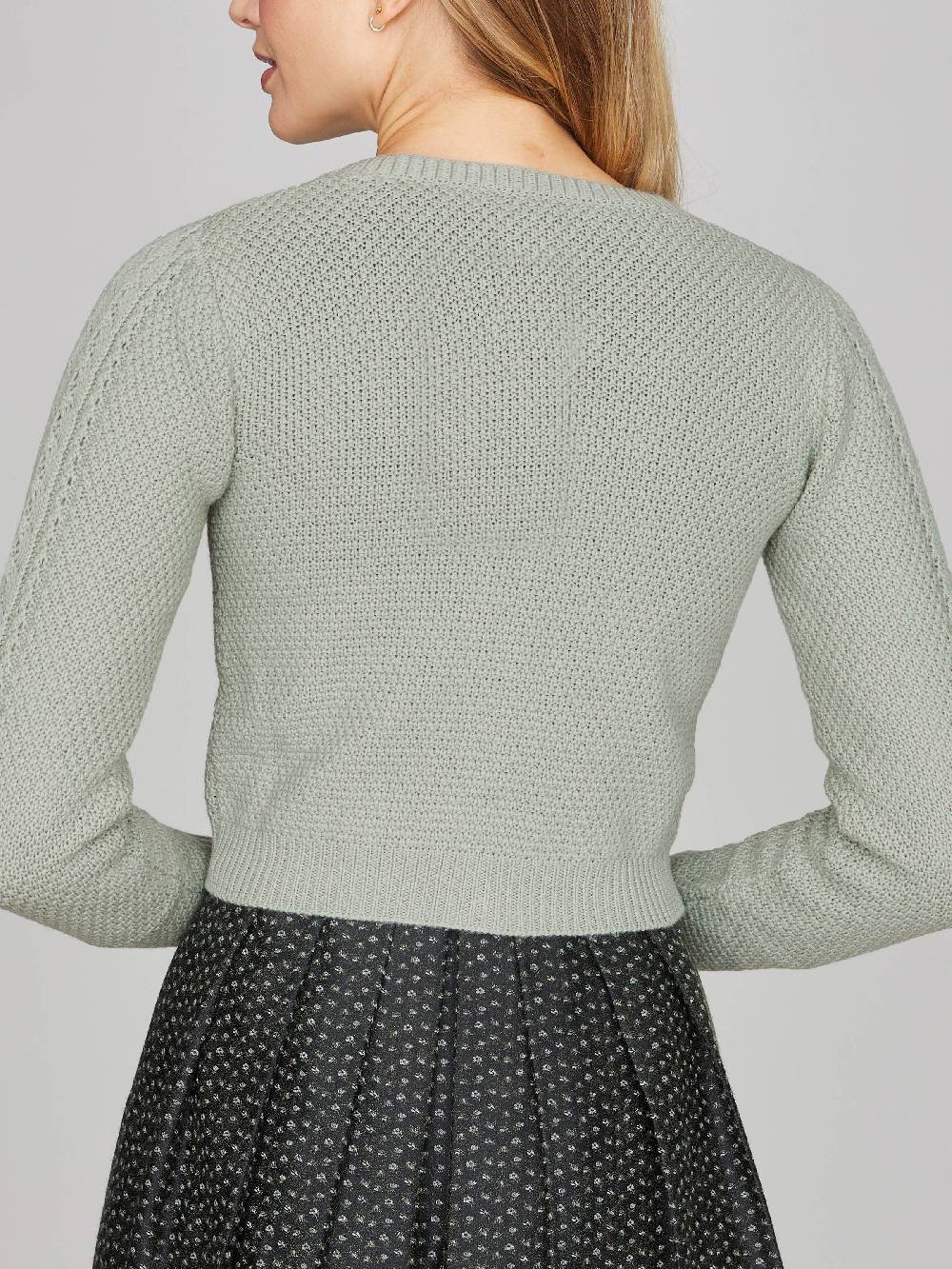 Limberry Salbeigrüne Strickjacke - EVI Bis zu 65% Rabatt