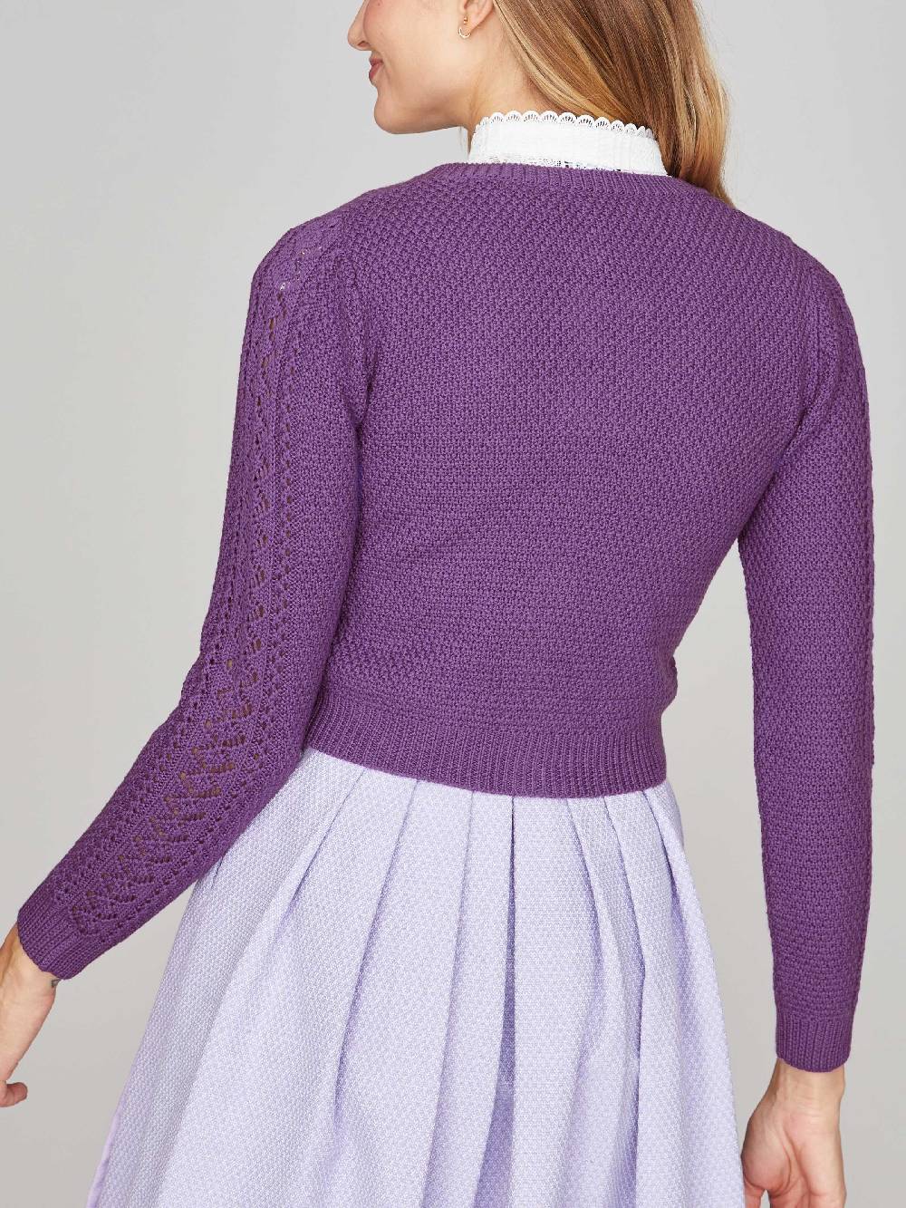Limberry Strickjacke in Violett - EVI Nur für heute