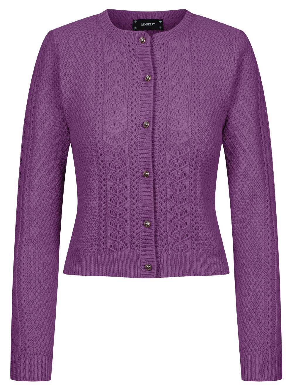 Limberry Strickjacke in Violett - EVI Nur für heute