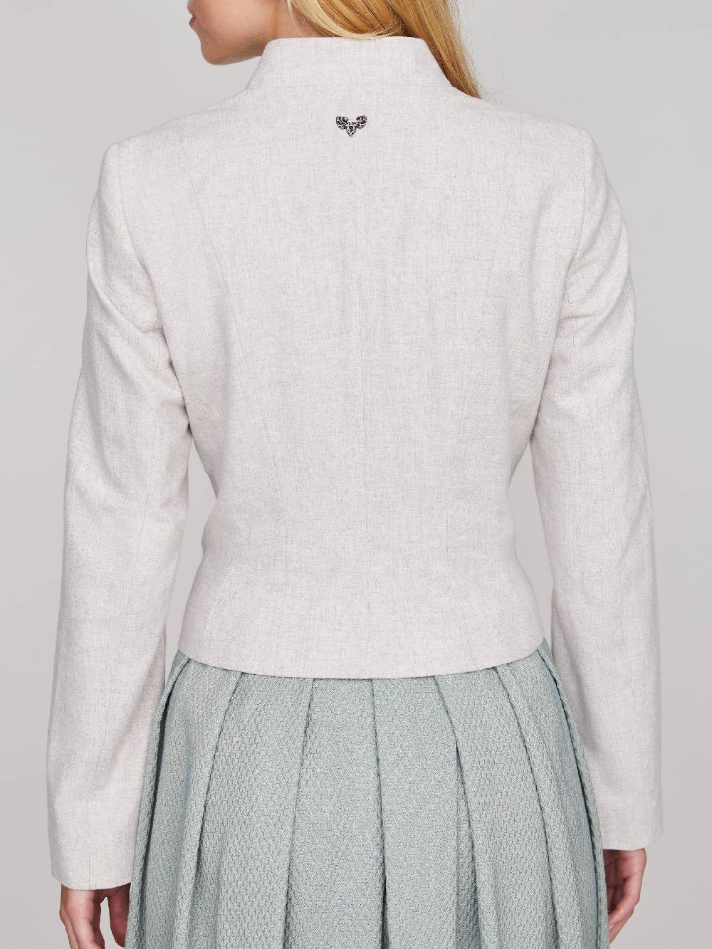 Limberry Grau-Beiger Trachtenjanker aus Loden - TIFFANY LODEN LOVELY GREIGE Fabrikladen