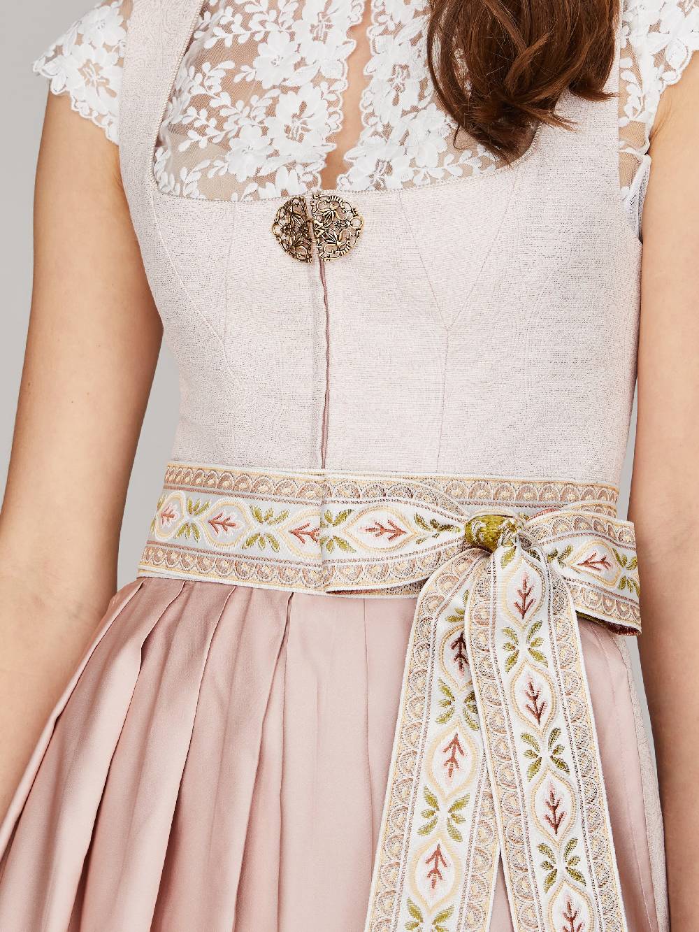 Limberry Altrosa Dirndl mit dekorativer Schnalle - LOLA ROSÉ Black Friday Preise
