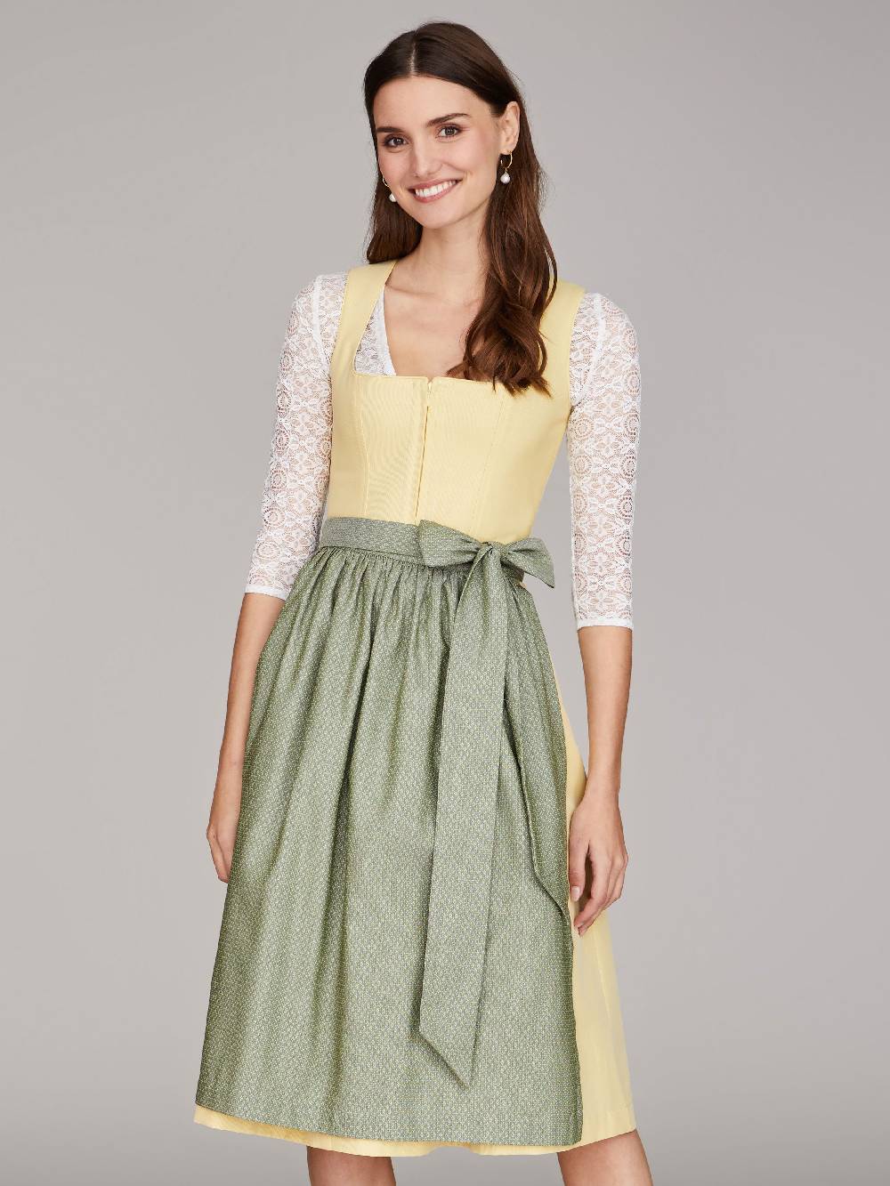 Limberry Hellgelbes Dirndl - ELAINE LIGHT YELLOW Online