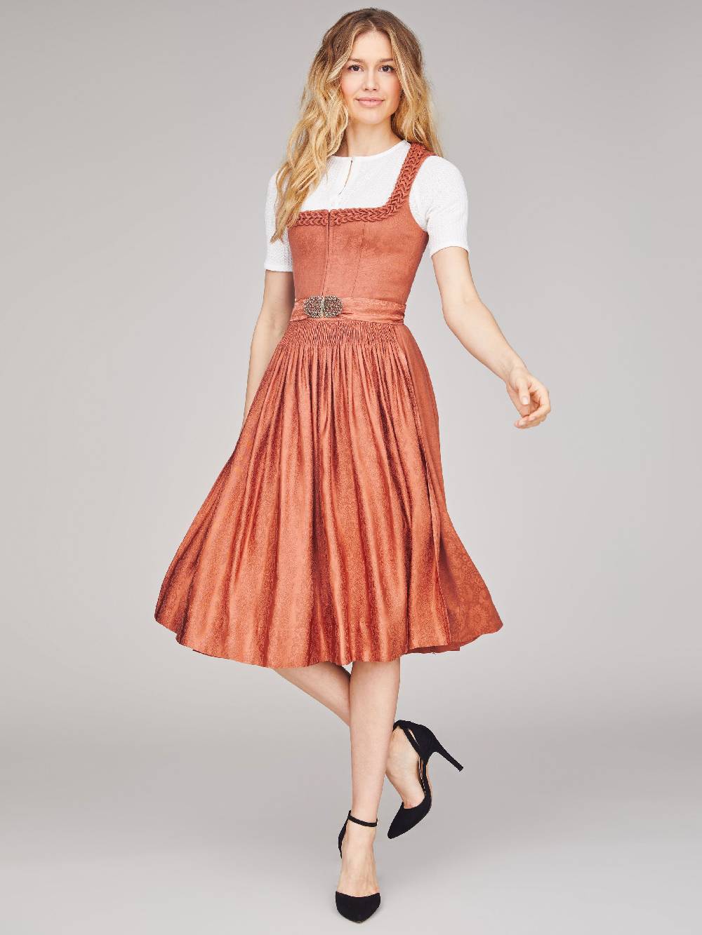 Limberry Rostbraunes Stretch-Dirndl - VRENI ROSTBRAUN Angebote