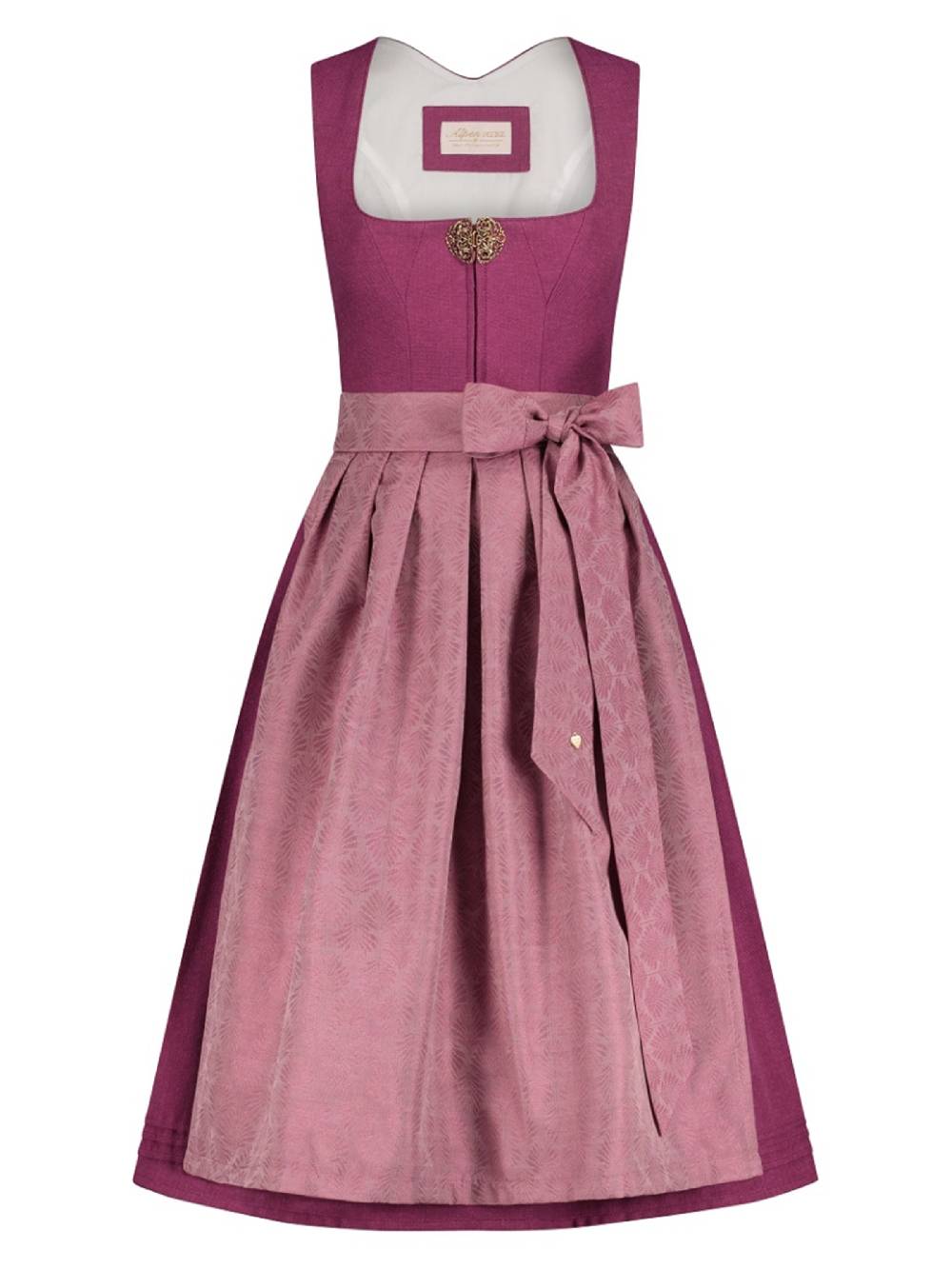 Limberry Beerenfarbenes Dirndl mit goldener Zierschnalle - PALOMA BEERE Meist gekauft