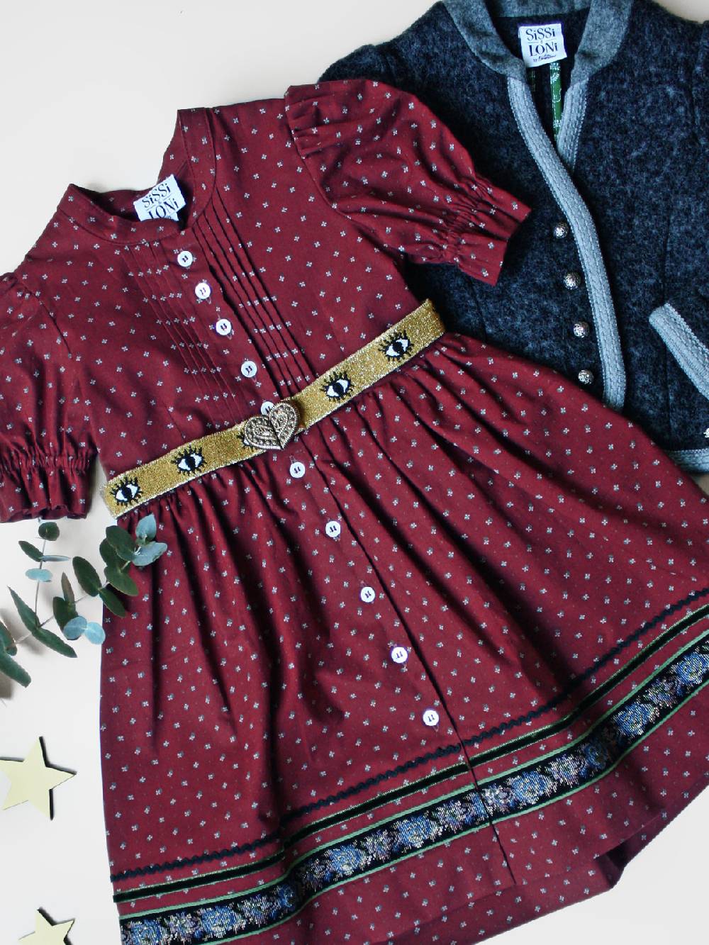 Limberry Beeren-farbenes Kinderkleid - ANNAMIRL BEERE Günstig kaufen