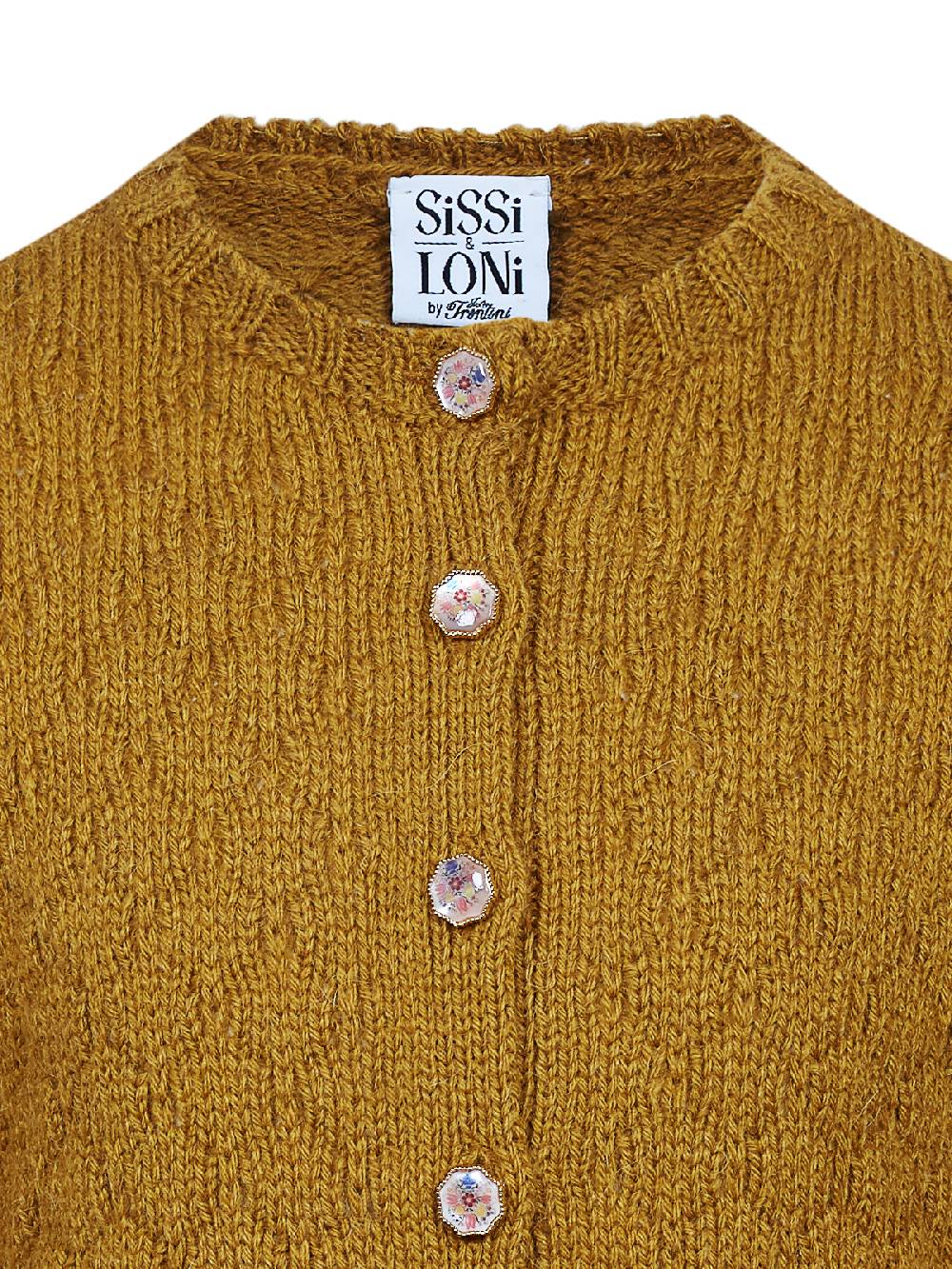 Limberry Senf-farbene Strickjacke für Kinder - INGE SENF Exklusivangebot