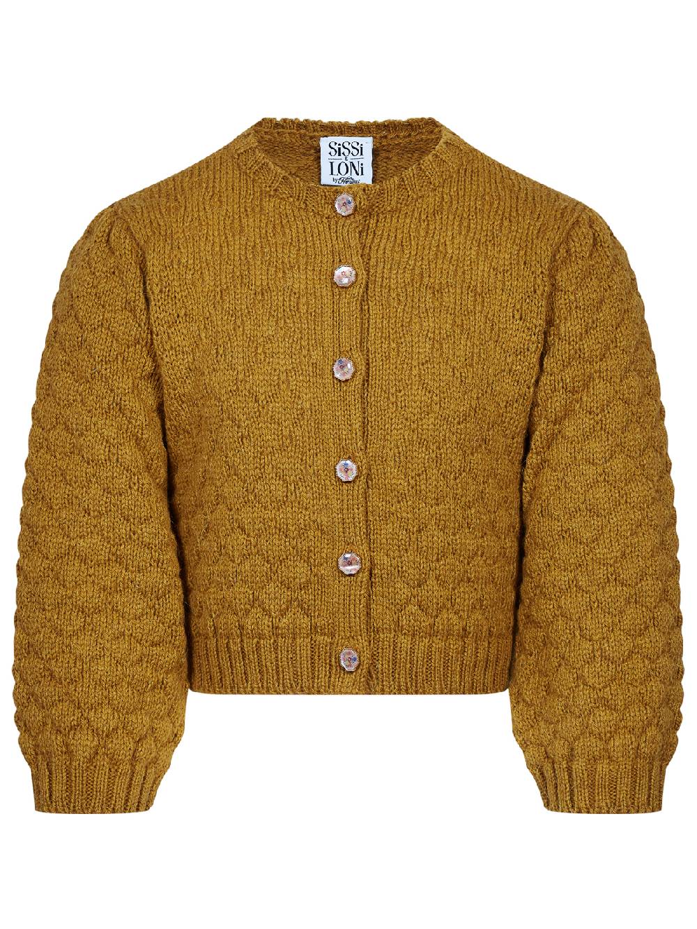 Limberry Senf-farbene Strickjacke für Kinder - INGE SENF Exklusivangebot