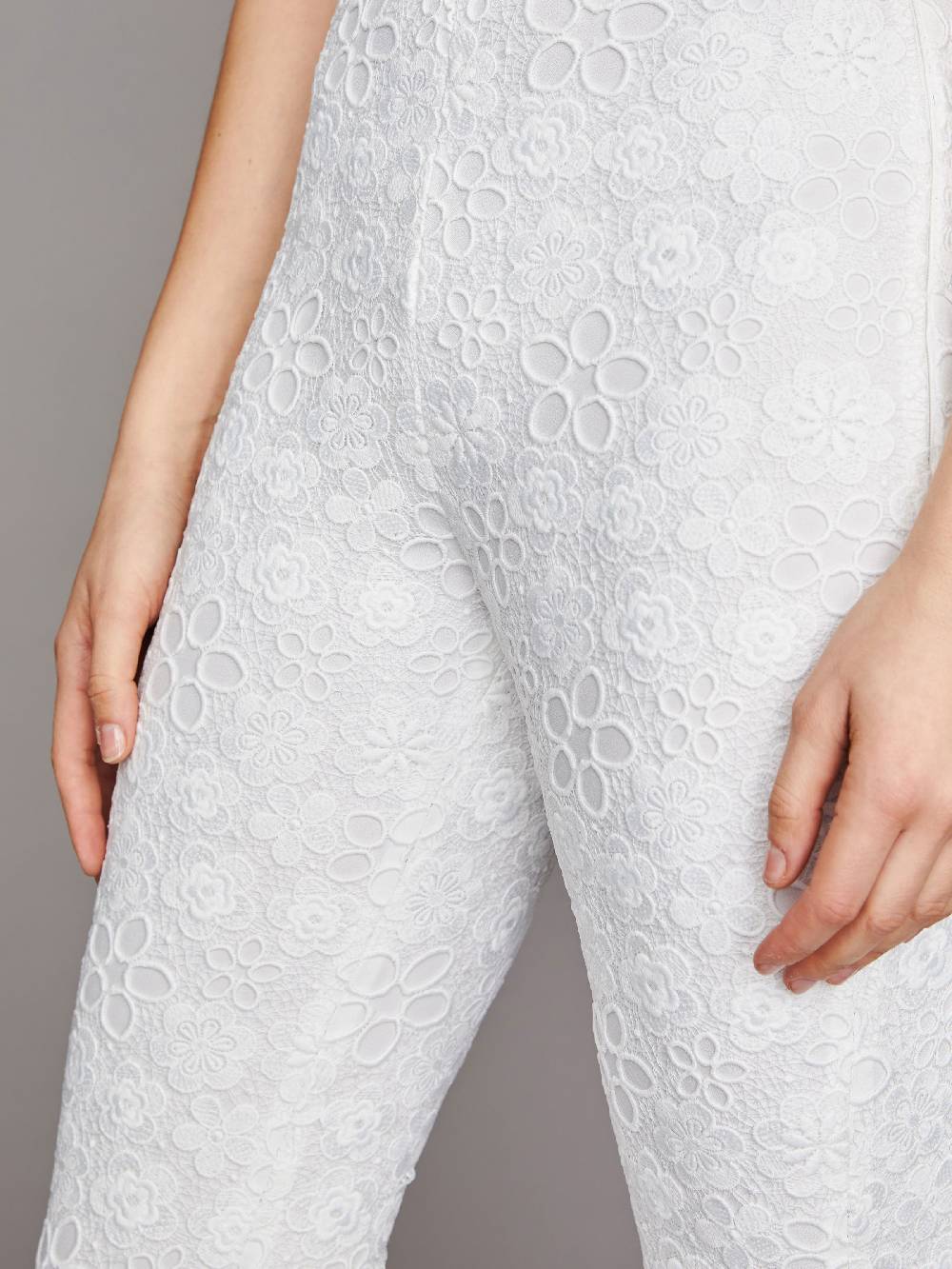 Limberry Cremefarbene Braut-Hose aus Spitze - IVY Große Rabatte