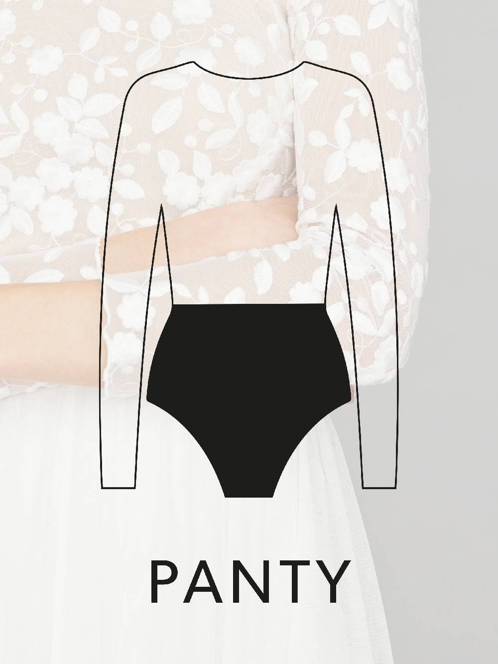 Limberry Braut-Body mit Blumen-Spitze - ELLEN Bestseller