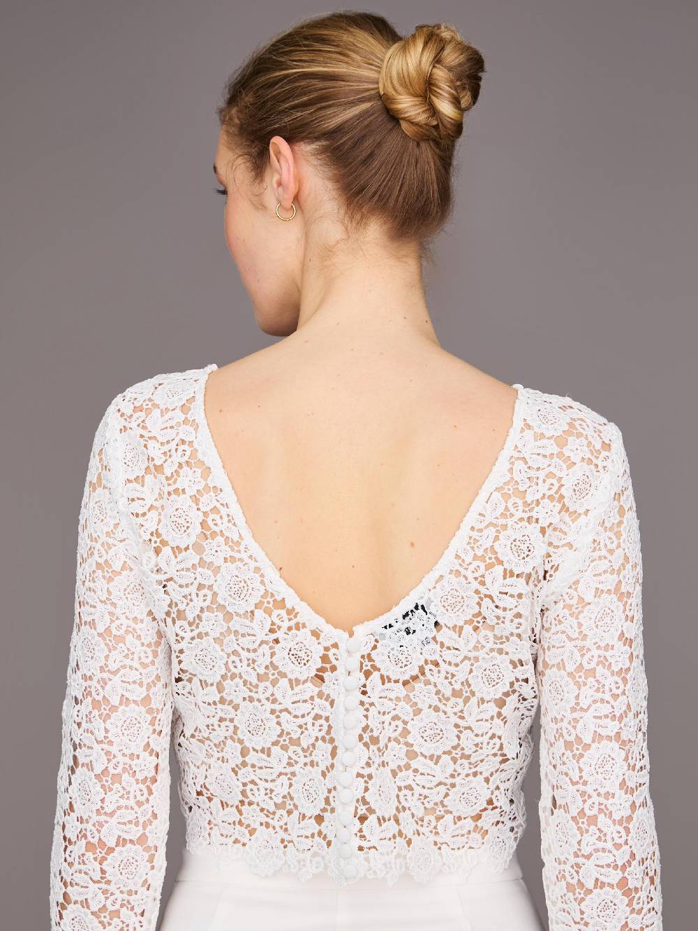Limberry Rückenfreies cremefarbenes Braut-Top - LUCY Super Sparpreis