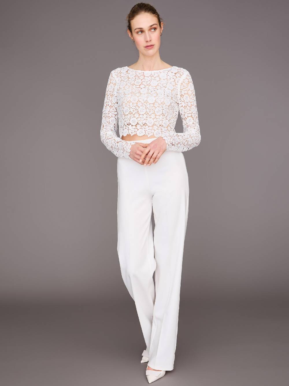 Limberry Rückenfreies cremefarbenes Braut-Top - LUCY Super Sparpreis