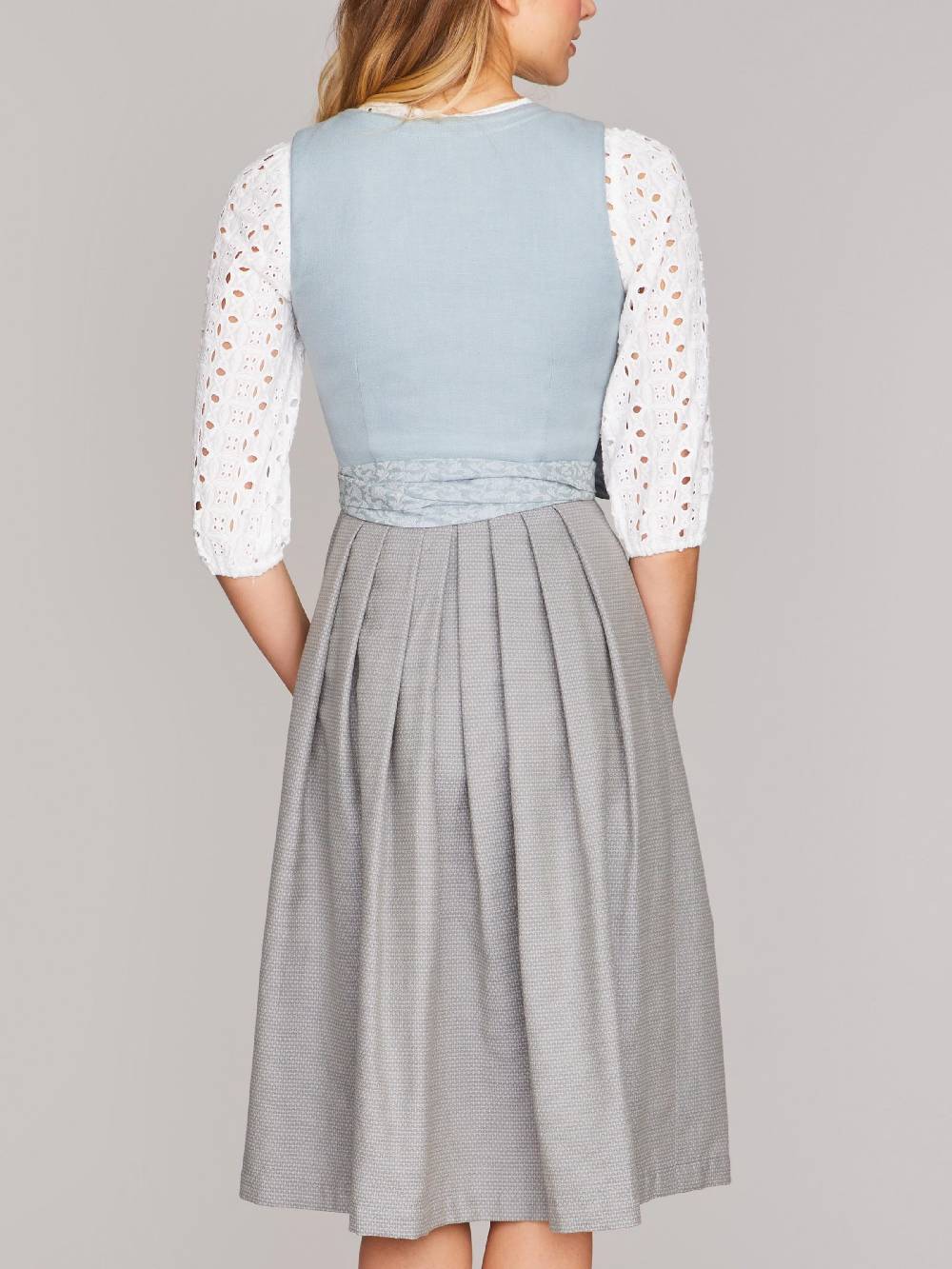 Limberry Dirndl in Mint mit Schnursteppung - CLAIRE SUMMER SAGE Kostenlose Rückgabe