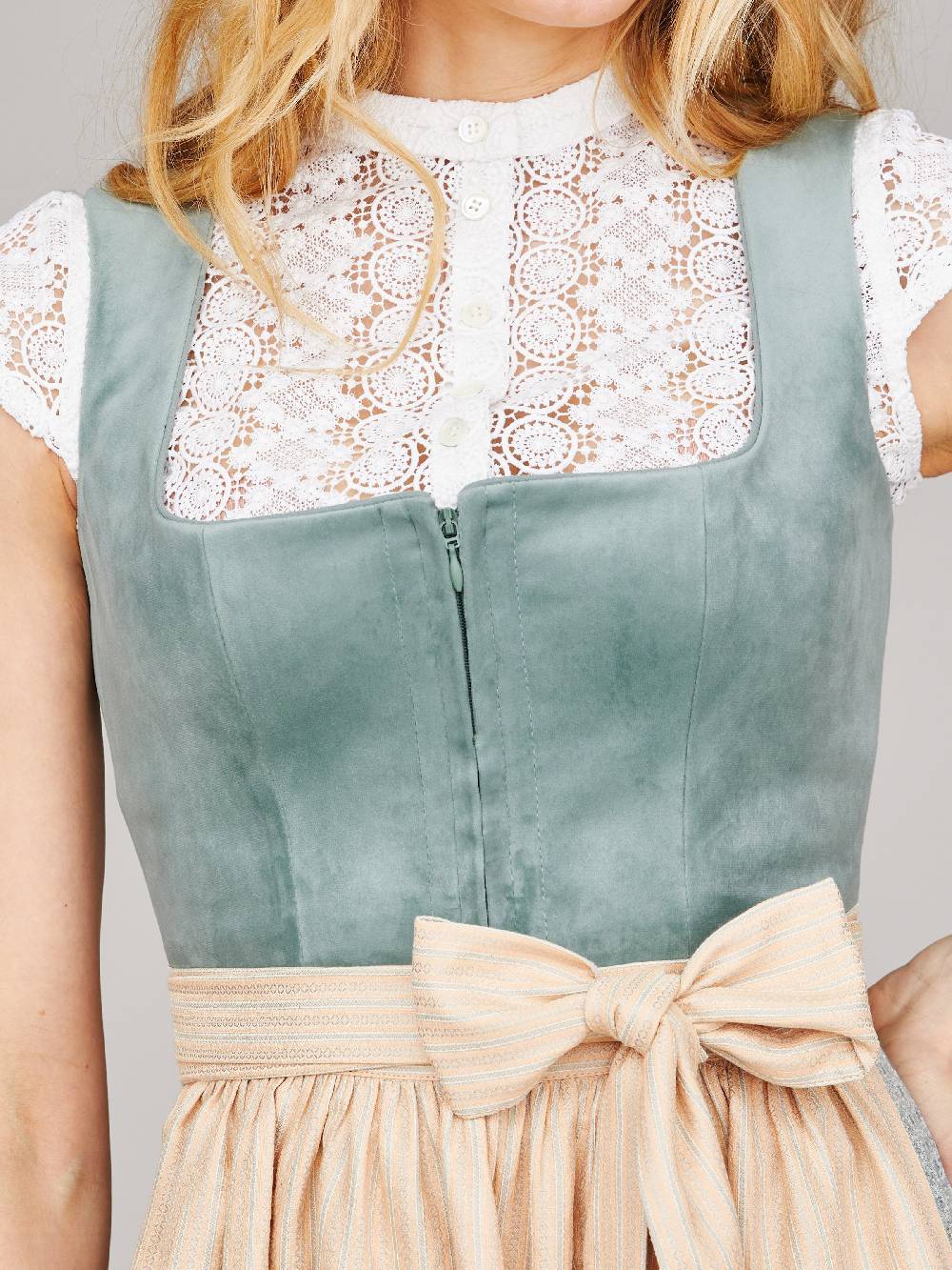 Limberry Salbeigrünes Dirndl - IMANI SEAFOAM Sonderangebot